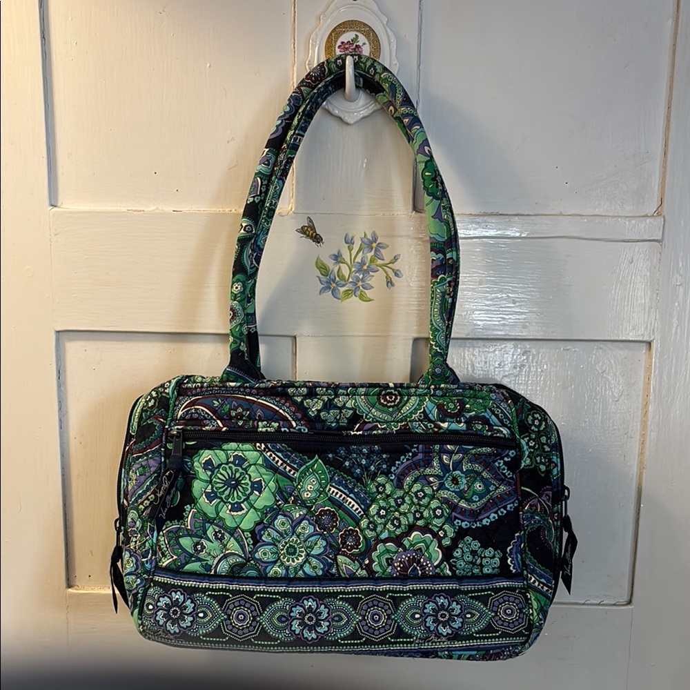 Vera Bradley retired Rhythm and Blues Shoulder Bag